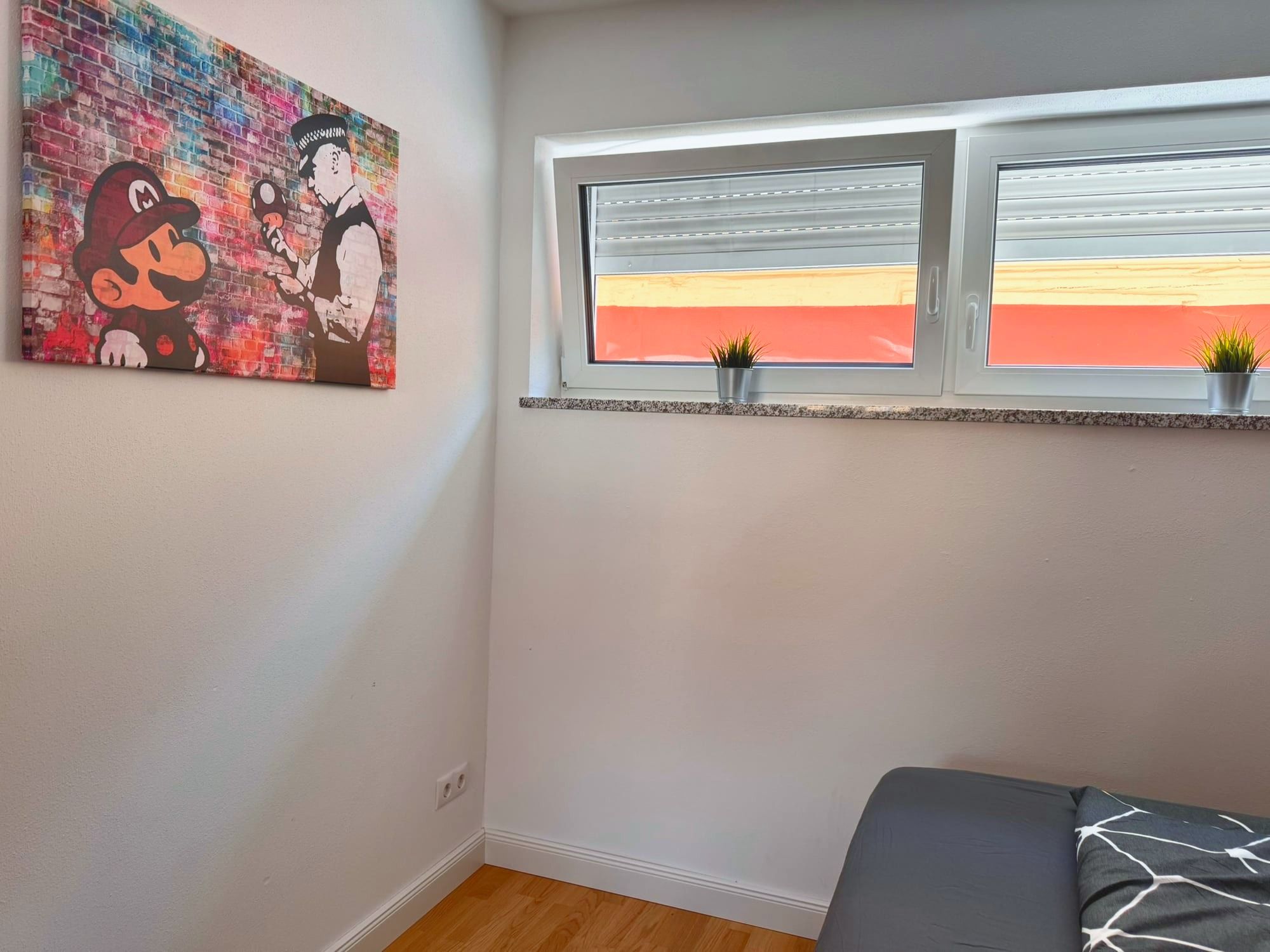 Pop-Art-Leinwand in Schlafzimmer 2